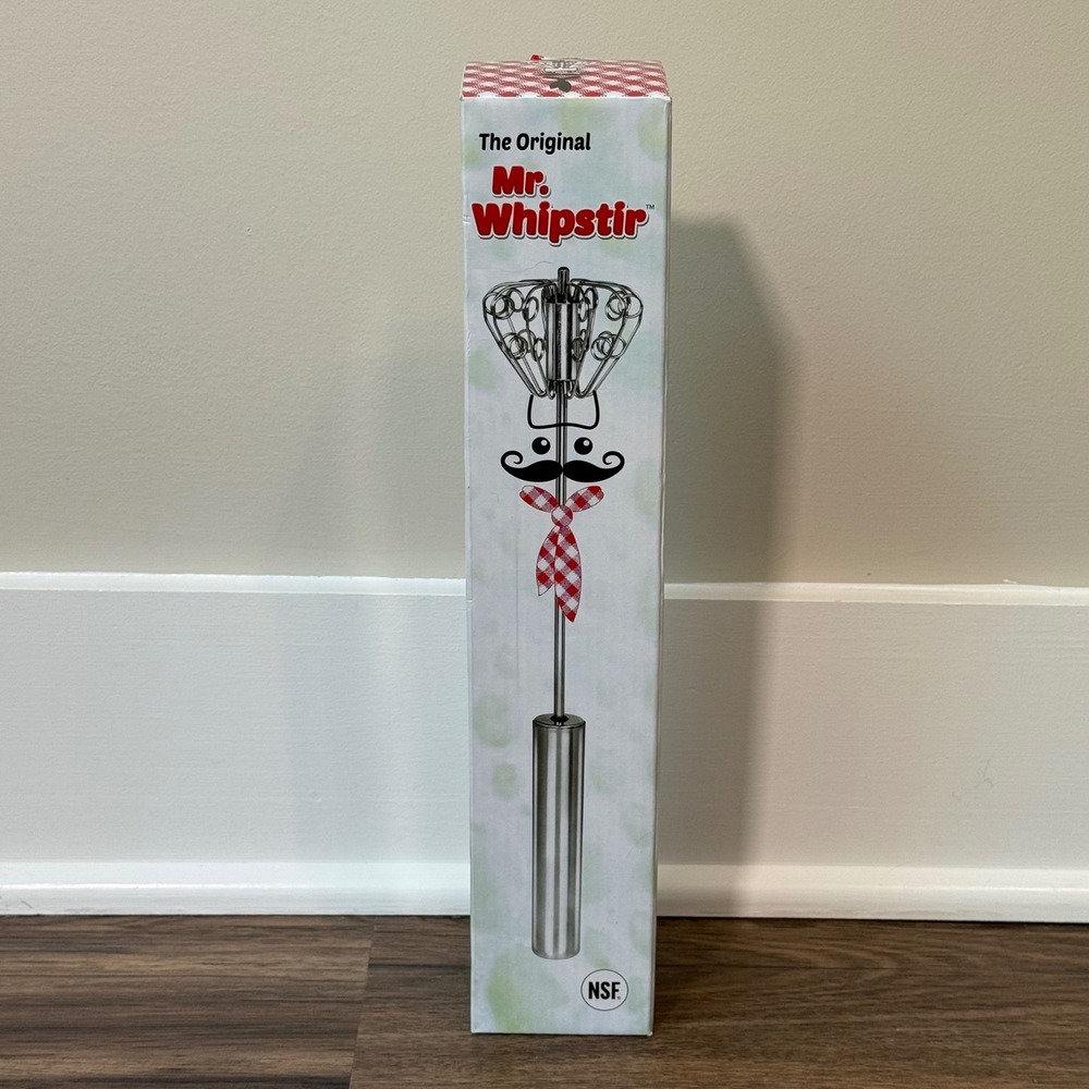 NIB The Original‎ Mr. Whipster Kitchen Whisk Hand Blender Mixer